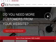 Tablet Screenshot of c1-partners.com